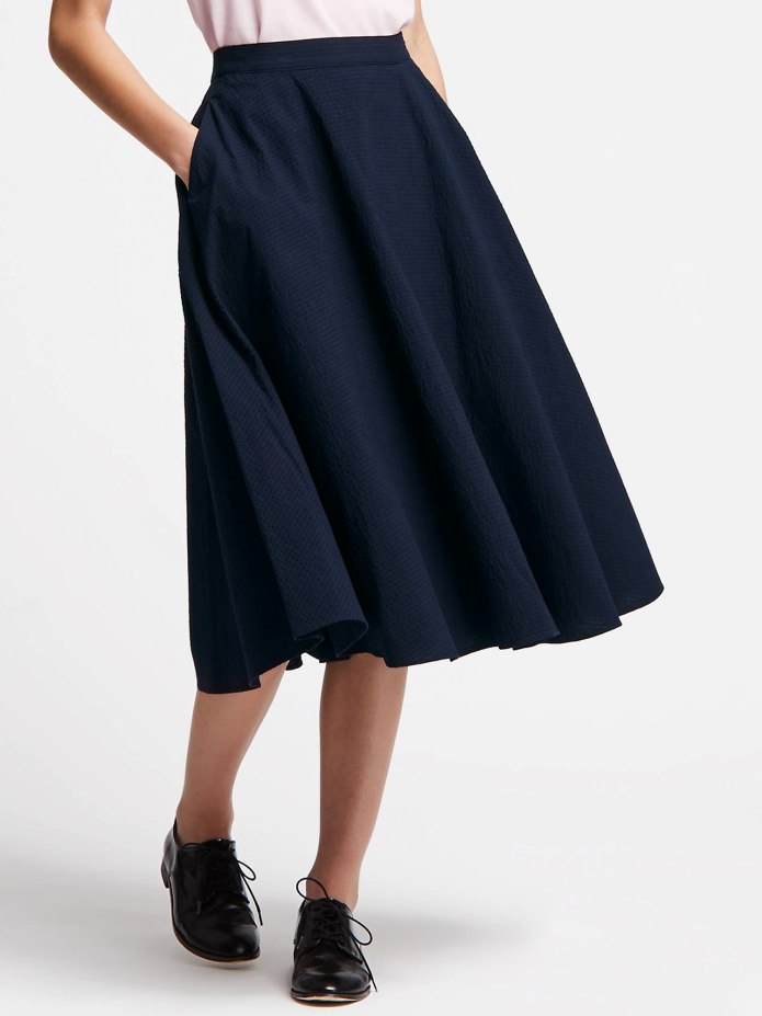 Юбка Uniqlo синяя