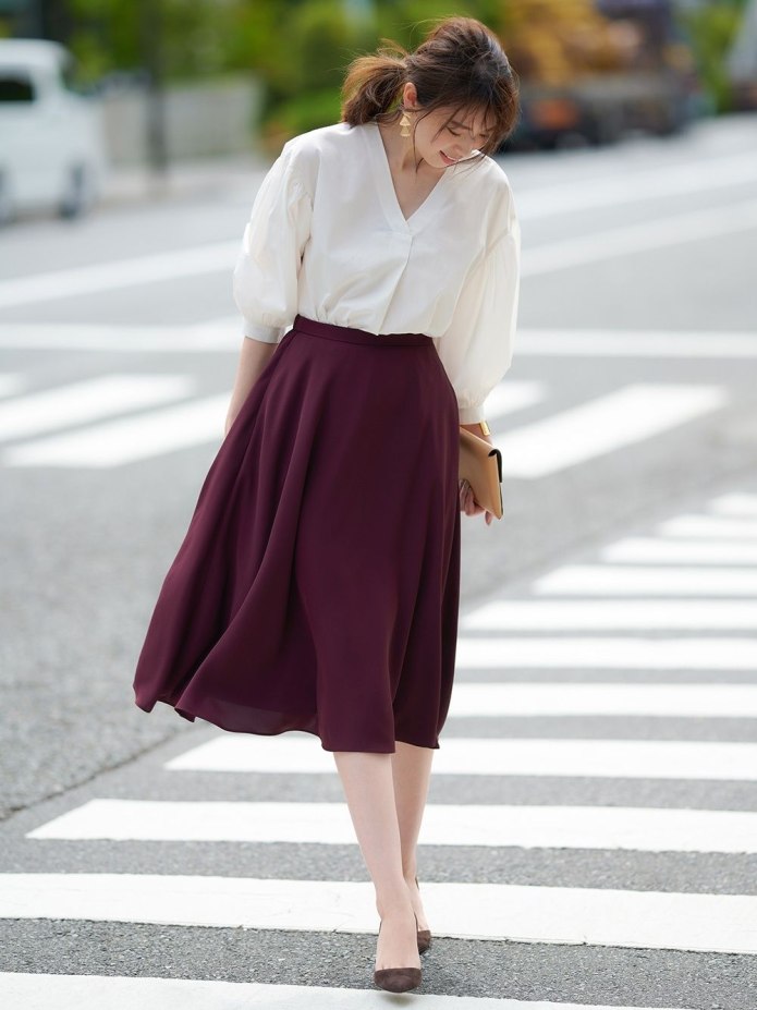 Uniqlo юбка women Drape circular skirt