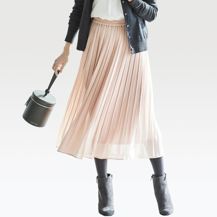 Плиссированная юбка Uniqlo