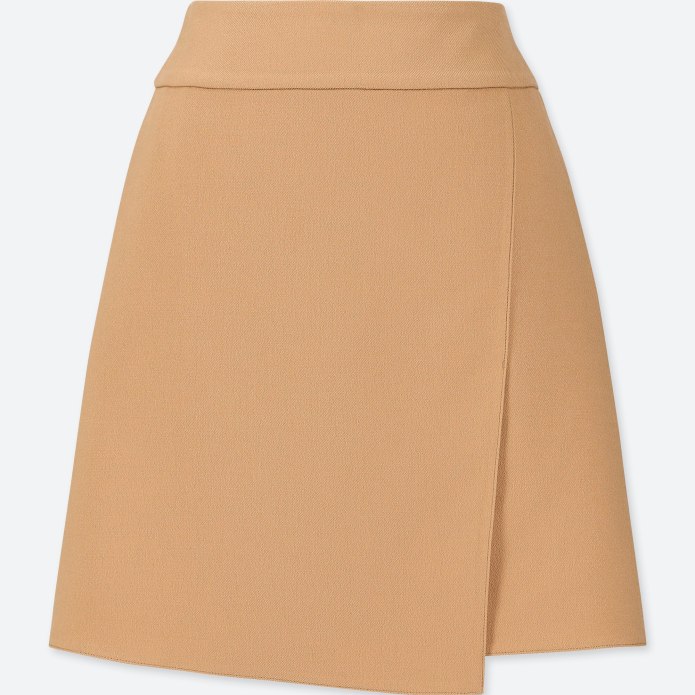 09 Black юбка Uniqlo Flare skirt