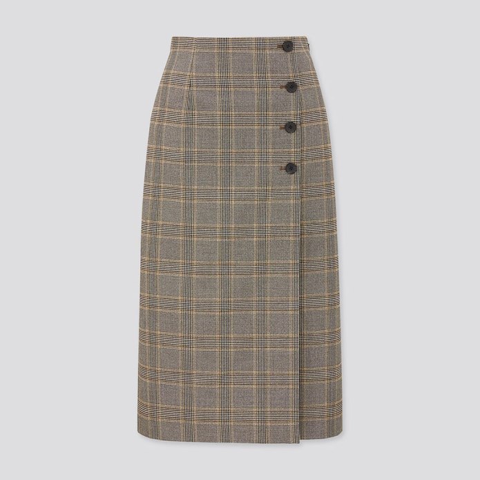 Плиссированная юбка Uniqlo