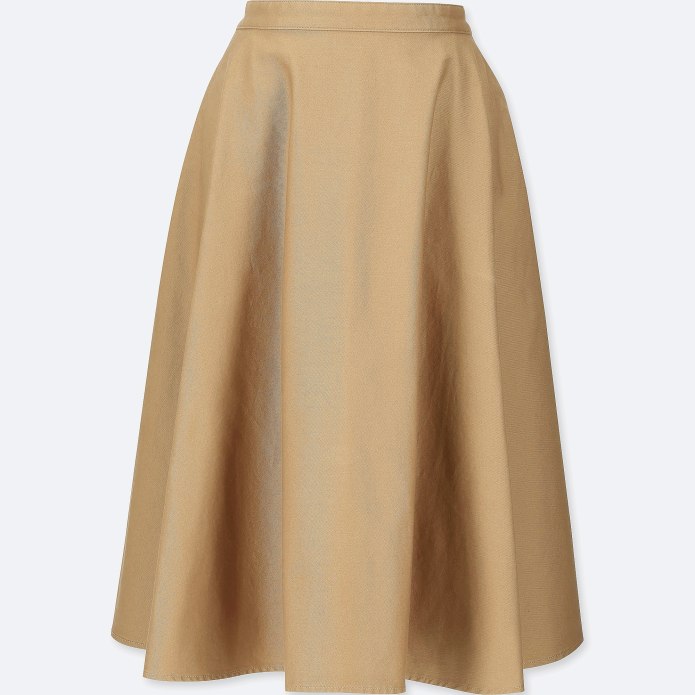 Uniqlo юбка women Drape circular skirt