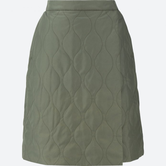 Юбка Uniqlo серая