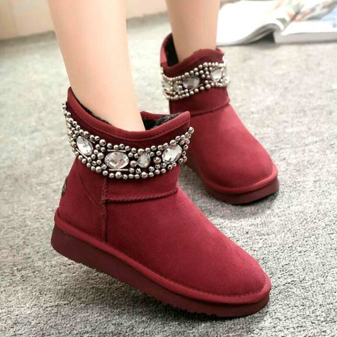 Moon Boot короткие на звездах