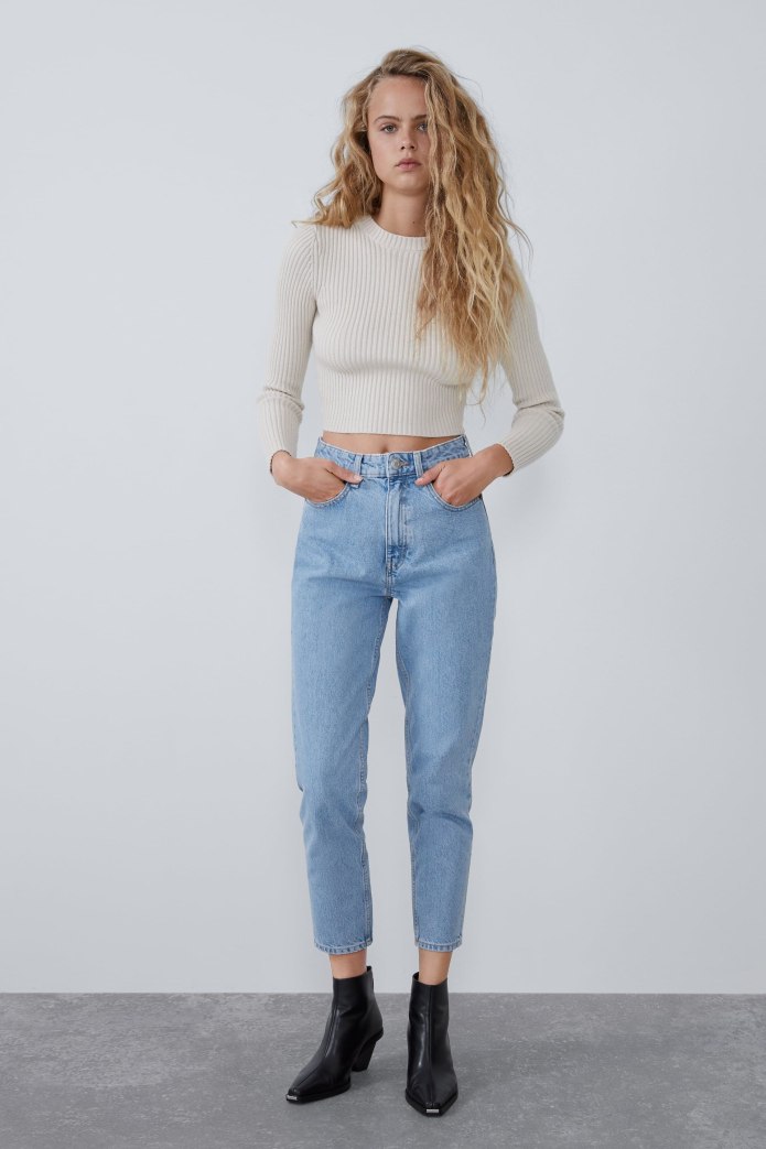 Джинсы Zara mom Fit