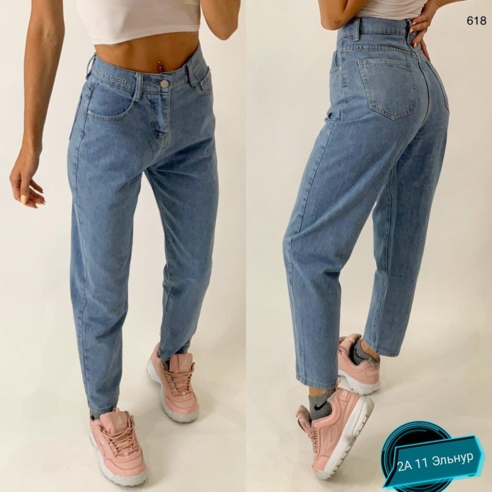 Джинсы мом Fit Pull Bear