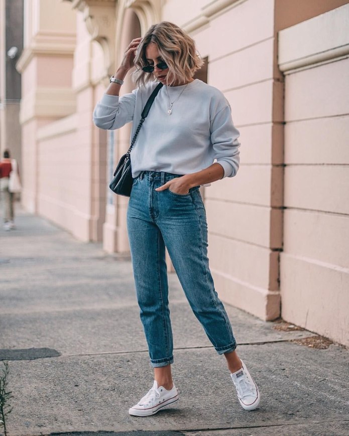 Джинсы мом Fit Pull Bear