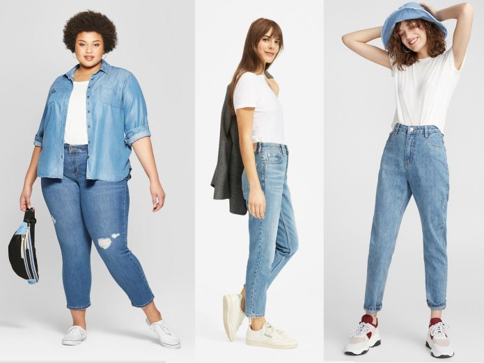 Джинсы мом Topshop
