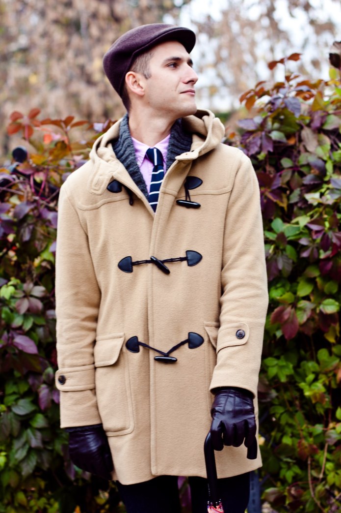 Gloverall Morris Duffle Coat Navy