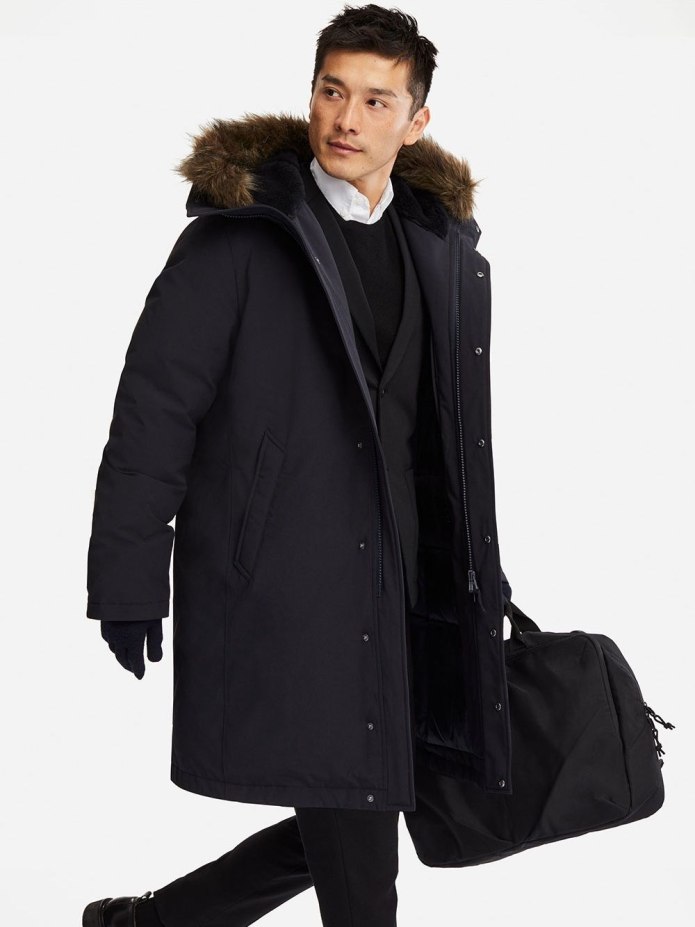 Мужское пуховое пальто Uniqlo