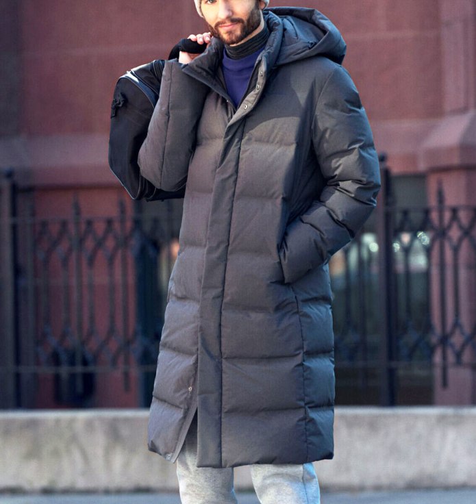 Seamless down Coat Uniqlo