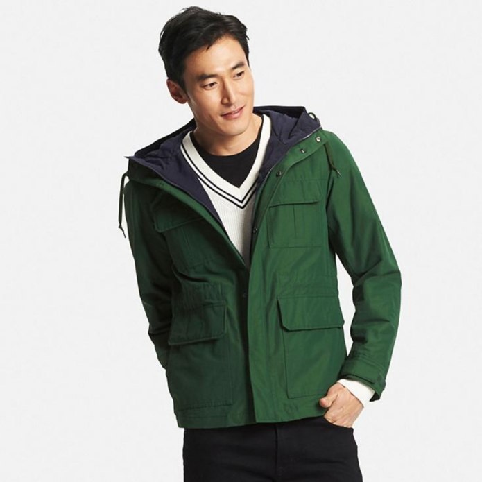 Бесшовный пуховик Uniqlo