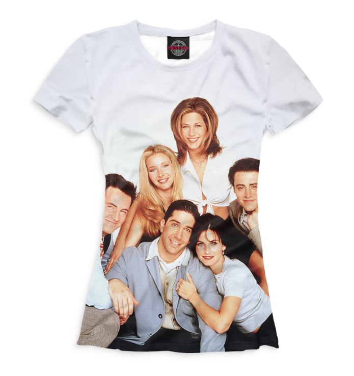 Футболка черная friends