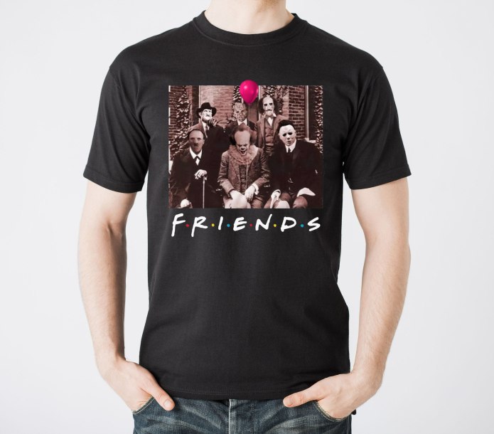F.R.I.E.N.D.S друзья футболка ужасов