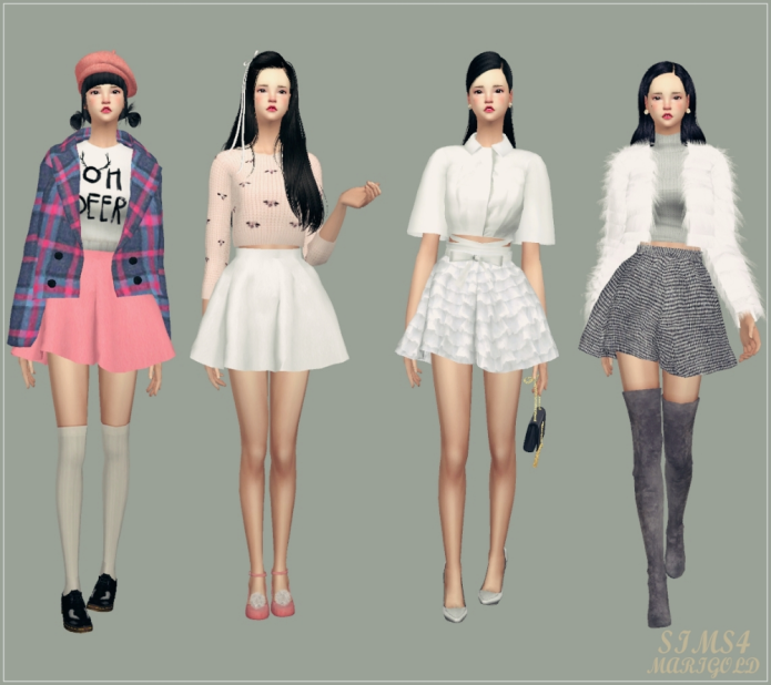 Женская одежда для SIMS 4 Marigold