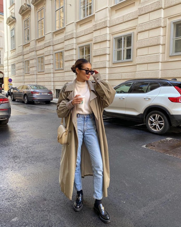 Плащ тренч 2020 Street Style