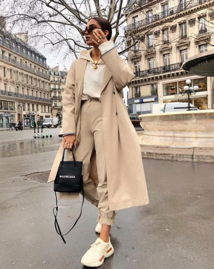 Плащ тренч 2020 Street Style