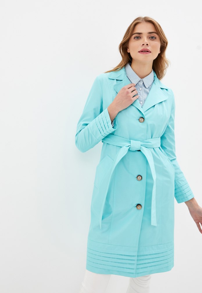 Meltem collection плащ бирюзовый