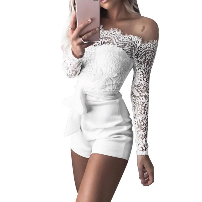 Ромпер Miss Selfridge кружевной