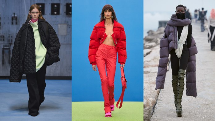 Vogue стеганное пальто 2020