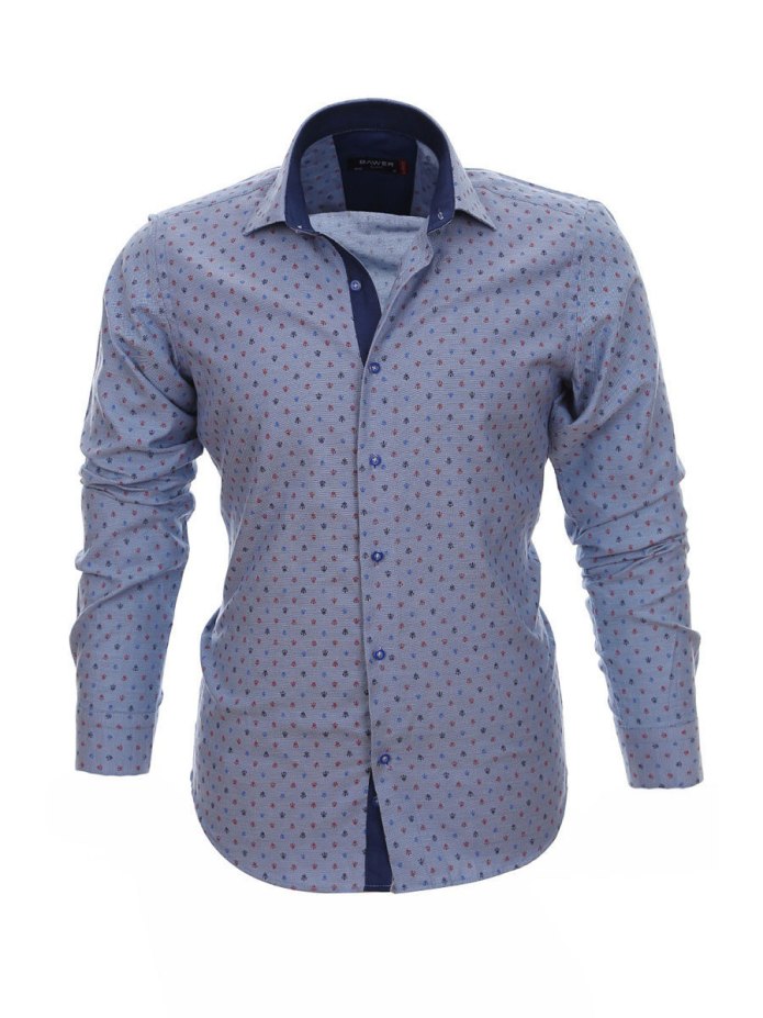 Рубашка Bawer Slim Fit p-7007-02