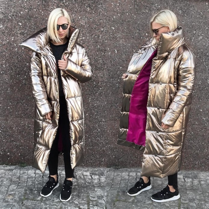 Miranda куртка серебряная Sunsexe