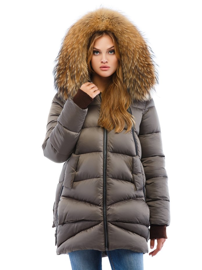 Куртка long Oversized down Coat женский
