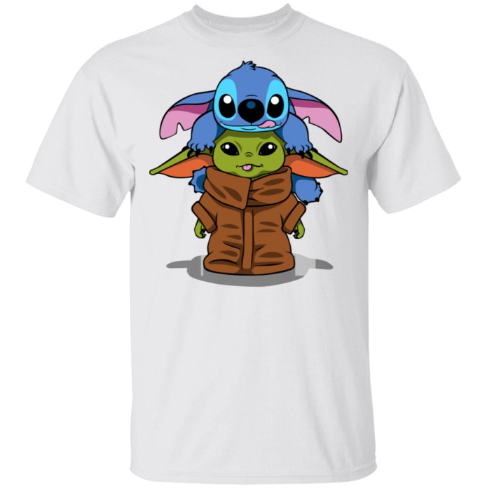Lilo and Stitch на футболке