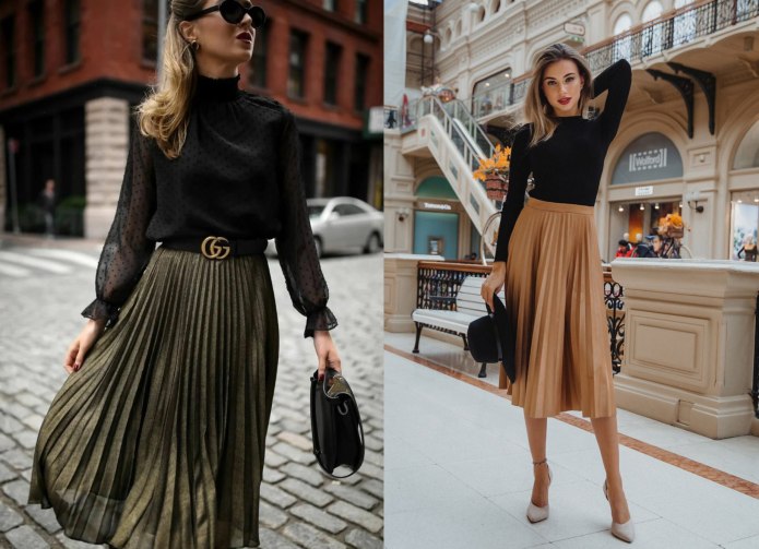 Юбка плиссе Street Style