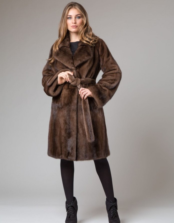 Шуба норковая Mink Visone