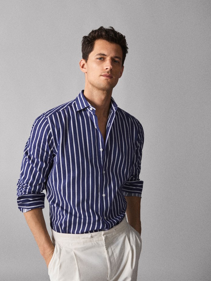 Рубашка в полоску massimo Dutti