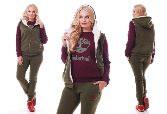 Женский спортивный костюм тройка Fashion bc338