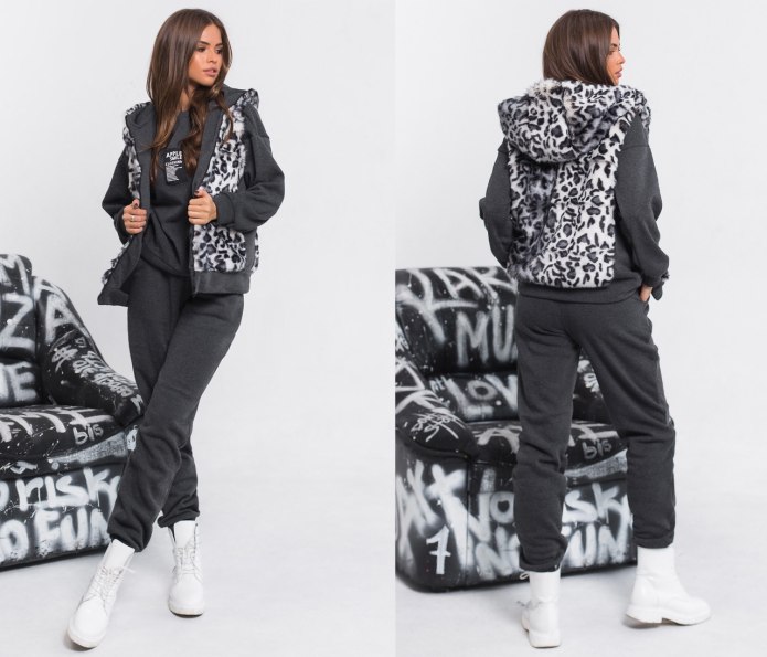 Спортивный костюм 3ка теплый Fashion