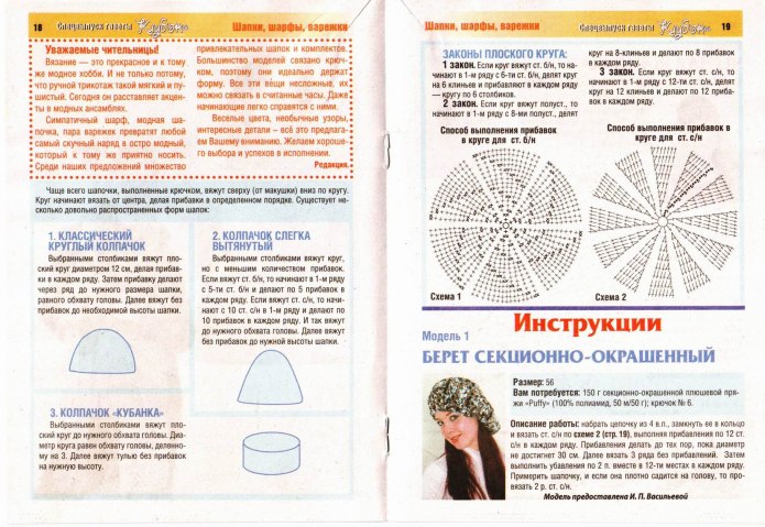 Детские шапки зверюшки крючком подробные схемы и описание