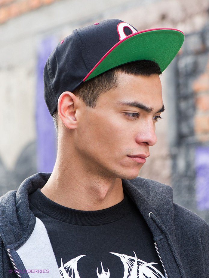 Man with White cap in backwards