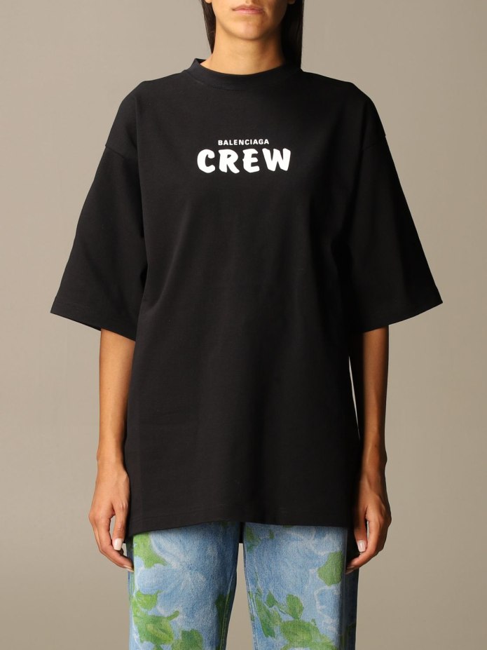 Balenciaga logo Printed t-Shirt черная