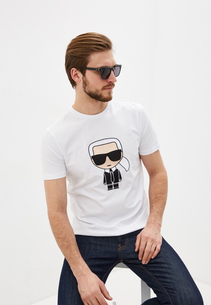 Футболка Karl Lagerfeld мужская черная