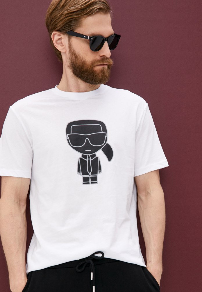 Футболка Lagerfeld мужская Карл Лагерфельд