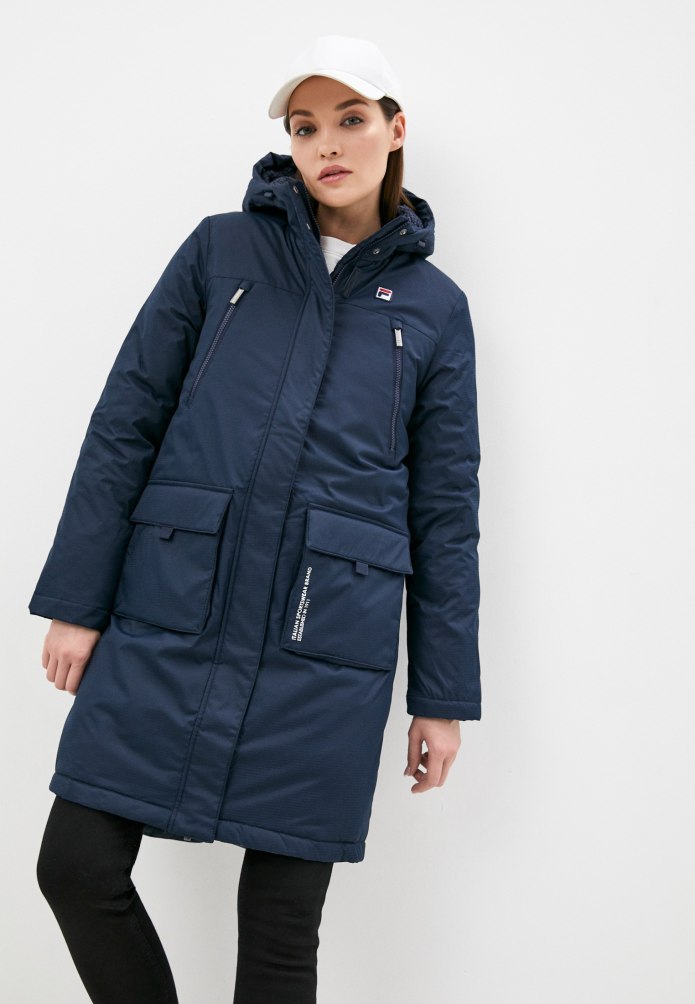 Черная куртка Fila с карманами