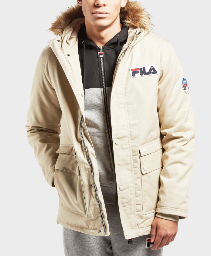 Пуховик Fila красный