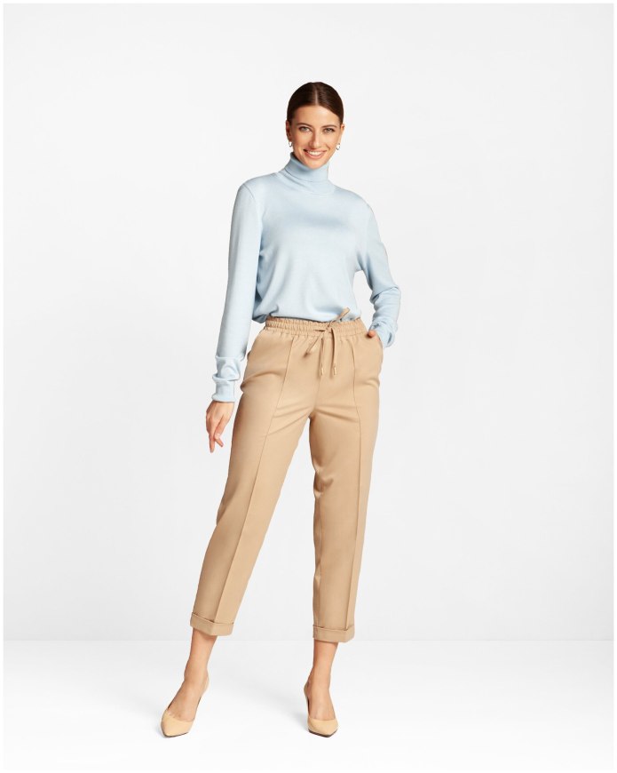 Брюки бежевые Topshop