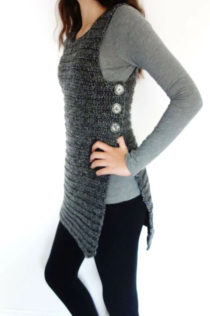 Жилет gentle Ripples, simply Knitting, 02-2011