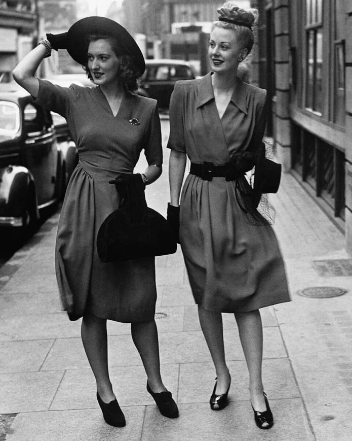 Брюки женские мода 1950г.