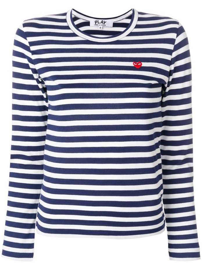 Comme des garcons Play футболка полосатая