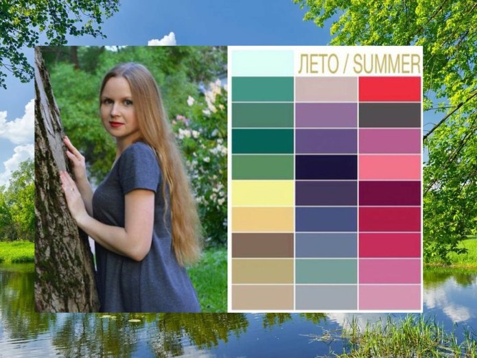 Цветовая палитра для макияжа по цветотипу