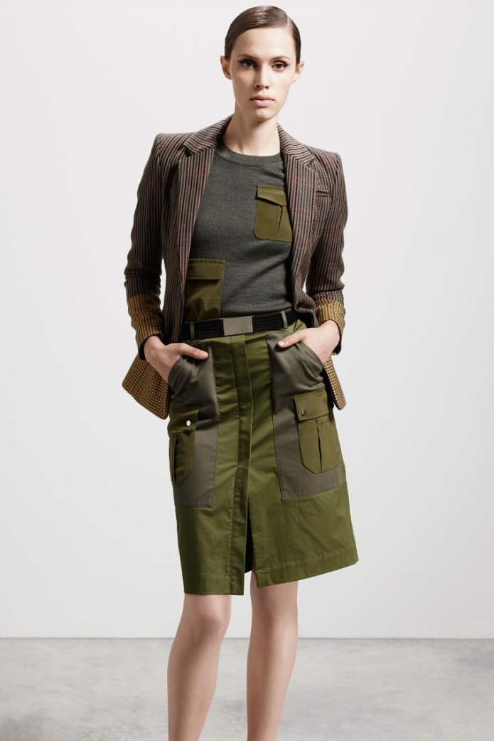 Стиль милитари Burberry