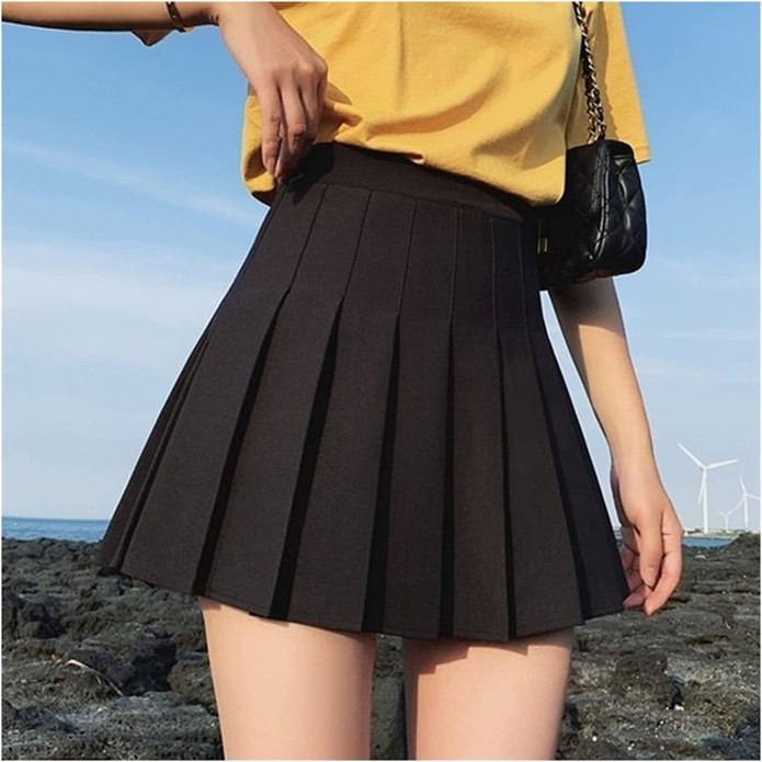 Плиссированная мини юбка с ALIEXPRESS