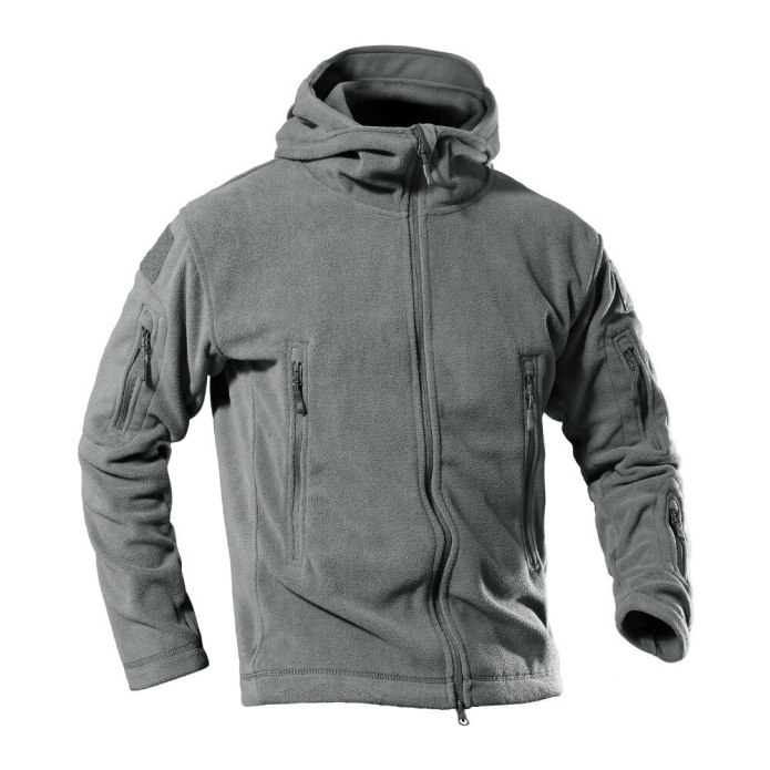 Куртка флисовая серая (XXL) TDM