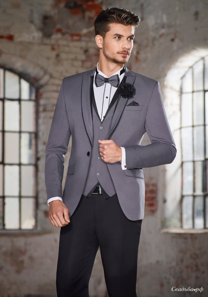 Костюм мужской тройка Alberto Grey