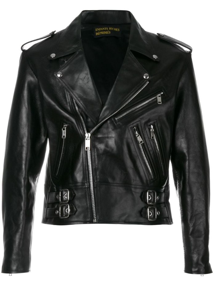 Кожаная куртка Philipp plein женская в3